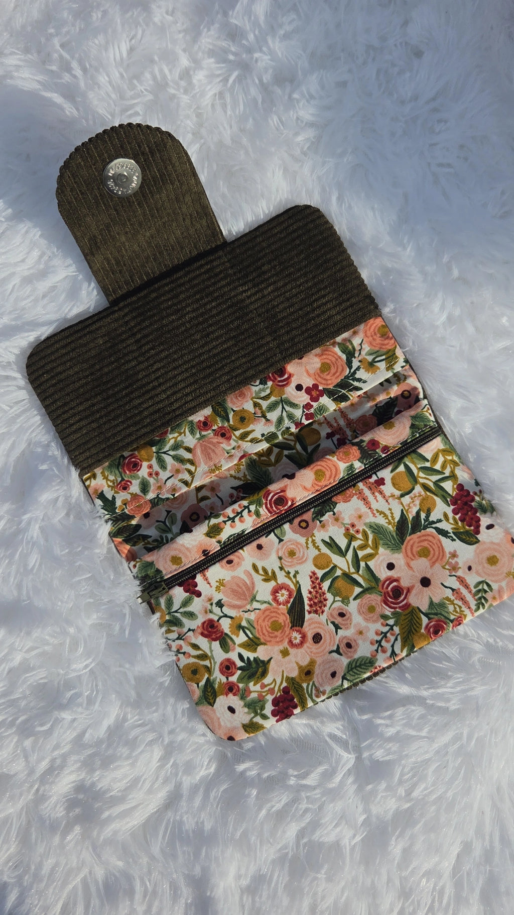 Portefeuille Garance Kaki