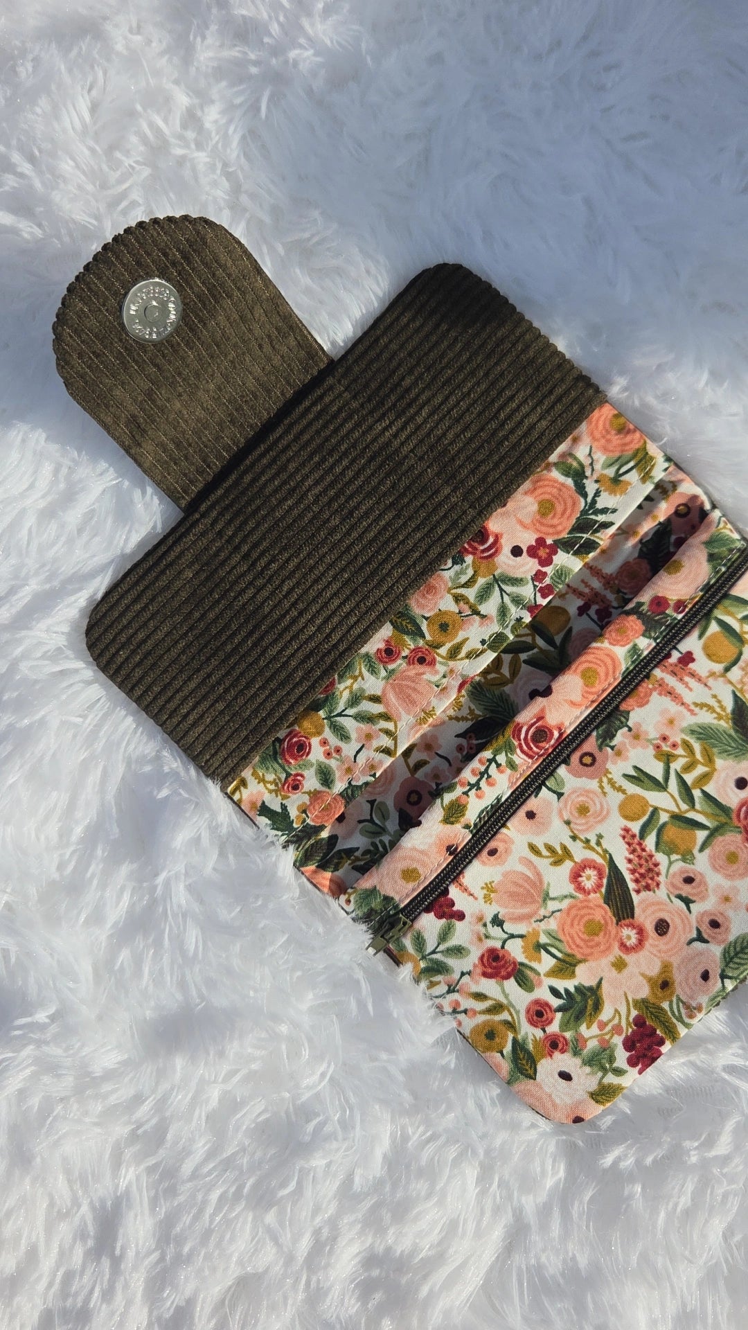 Portefeuille Garance Kaki