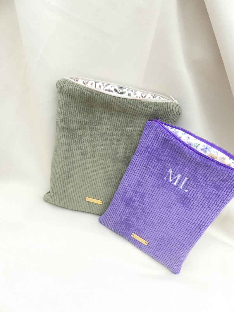 Pochette à livre broché personnalisée