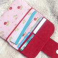 Portefeuille Soléo Rose rouge